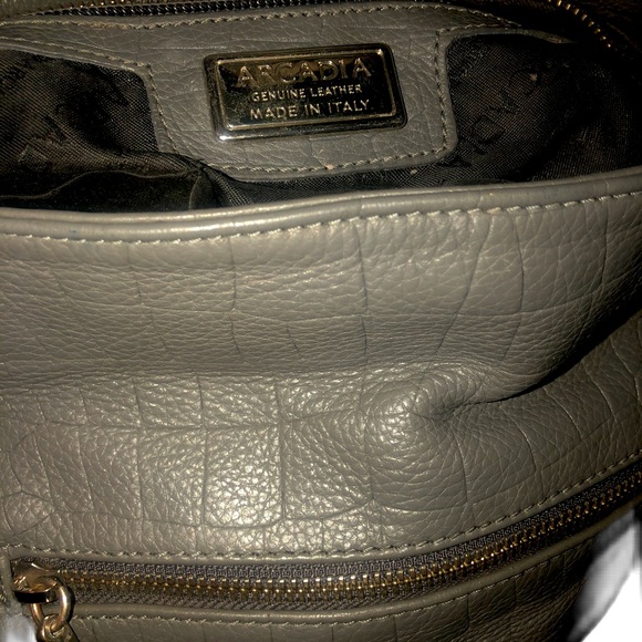 Authentic Arcadia leather shoulder bag - Picture 1 of 4